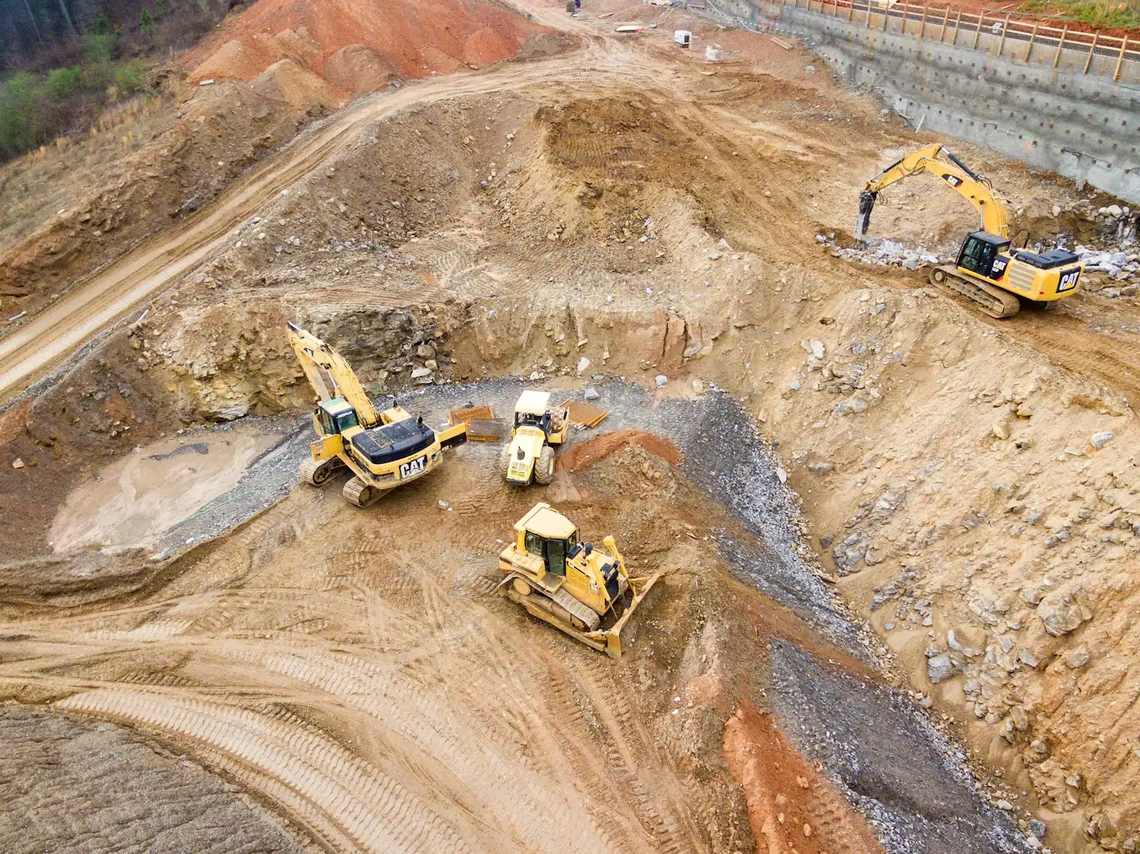 Chantier de terrassement Cubilo en Haute-Garonne